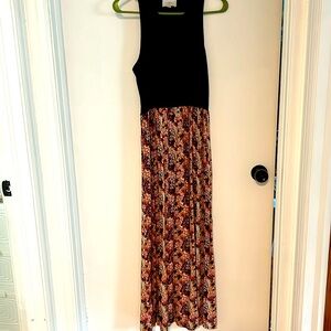 Loft petite small maxi dress